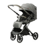 Cărucior cu mâner revirsibil Kidilo LARGO Grey - imagine 2