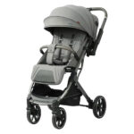 Cărucior cu mâner revirsibil Kidilo LARGO Grey - imagine 3