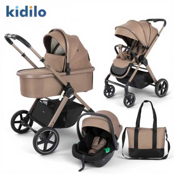 Carucior 3in1 Kidilo LUISA Camel - imagine 2