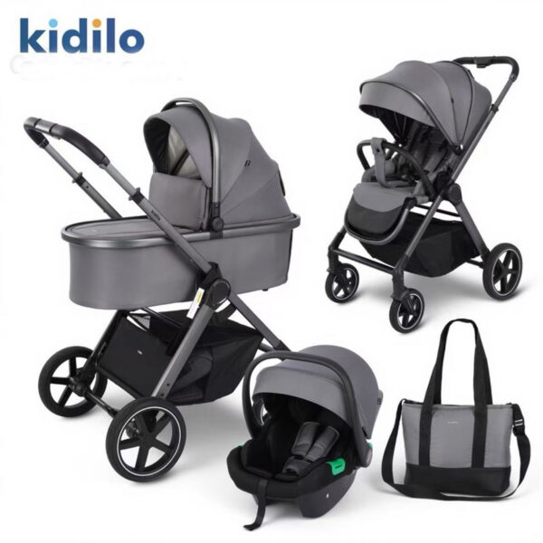 Carucior 3in1 Kidilo LUISA Grey - imagine 2
