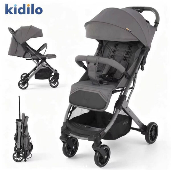 Коляска прогулочная Kidilo OLIVIA Grey — изображение 2