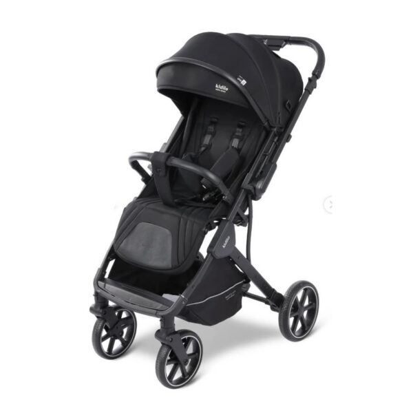 Cărucior cu mâner revirsibil Kidilo DARIO Black - imagine 2