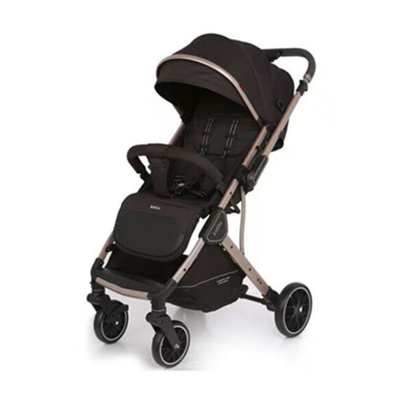 Cărucior cu mâner revirsibil Kidilo RUFO Black - imagine 2