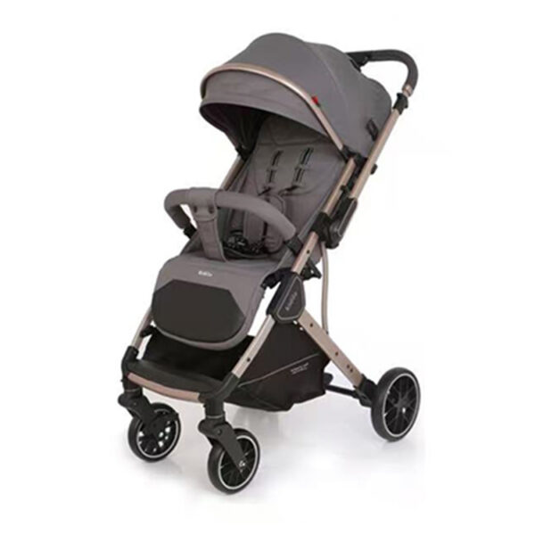 Cărucior cu mâner revirsibil Kidilo RUFO Grey - imagine 2
