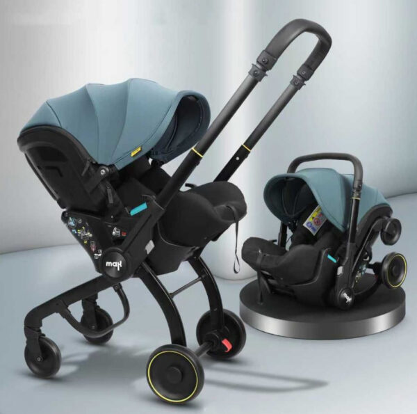 Carucior-scaun auto MAX Blue - imagine 2