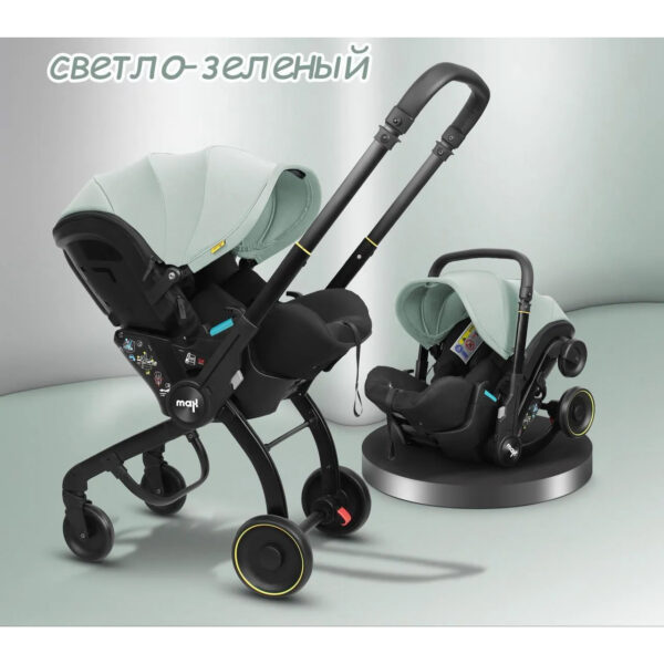 Carucior-scaun auto MAX Green - imagine 2