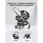 Прогулочная коляска-автолюлька Kidilo TOMMI Beige — изображение 4