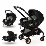 Прогулочная коляска-автолюлька Kidilo TOMMI Gold Black — изображение 2