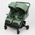 Cărucior pentru gemeni Glamvers TWINS Green