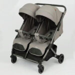 Cărucior pentru gemeni Glamvers TWINS Grey
