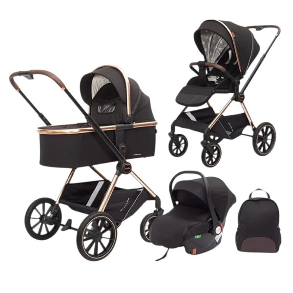 Коляска 3-в-1 Kidilo LUXURY Black — изображение 2