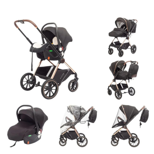 Коляска 3-в-1 Kidilo LUXURY Black — изображение 3