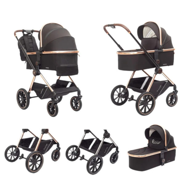 Коляска 3-в-1 Kidilo LUXURY Black — изображение 4