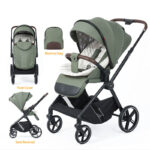 Реверсивная прогулочная коляска Kidilo ZELLA Forest Green — изображение 2