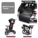 Tricikleta pliabila Kidilo ULTRA Black - imagine 4