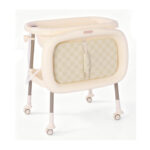 Cădiță cu suport și măsuță de înfășat Kidilo COMFY Beige