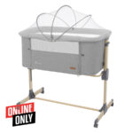 Кроватка приставная  Kikkaboo AMARIS Light Grey