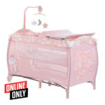Кровать-манеж  Kikkaboo Dolce Sonno Pink Rabbits