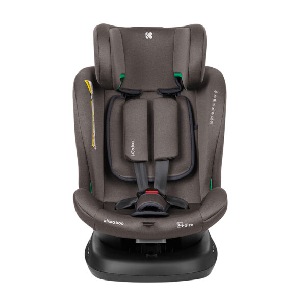 Scaun auto 40-150 cm  Kikkaboo i-CRUISE i-Size Isofix Brown - imagine 2