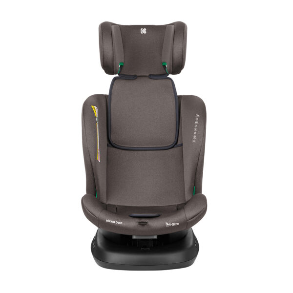 Scaun auto 40-150 cm  Kikkaboo i-CRUISE i-Size Isofix Brown - imagine 3