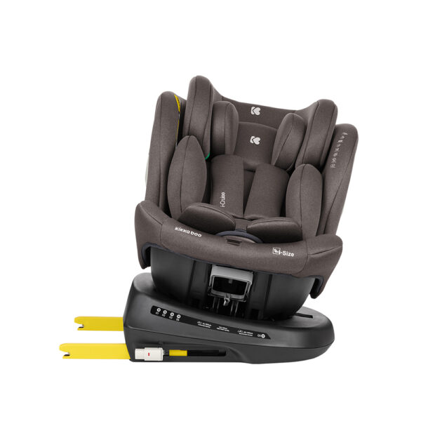Scaun auto 40-150 cm  Kikkaboo i-CRUISE i-Size Isofix Brown - imagine 5