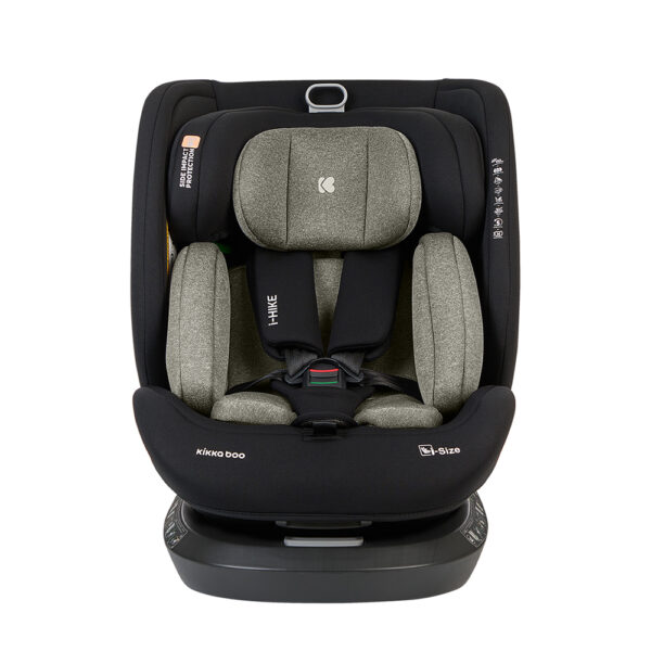 Автокресло 40-150 см Kikkaboo  i-HIKE i-Size Isofix Army Green — изображение 2