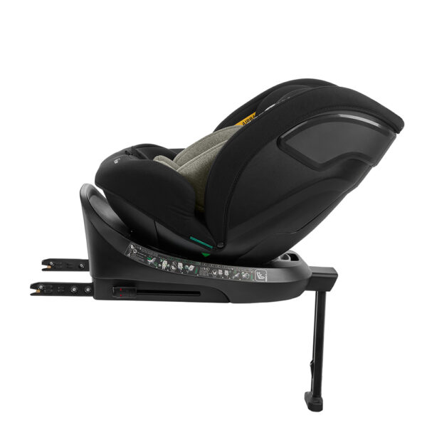 Scaun auto 40-150 cm i-ORBIT i-Size Isofix Army Green - imagine 5