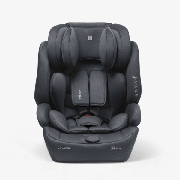 Автокресло 76-150 см Kikkaboo i-Bronn i-SIZE Grey — изображение 2