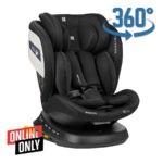 Scaun auto 40-150 cm  Kikkaboo i-CRUISE i-Size Isofix Black