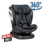 Scaun auto 40-150 cm  Kikkaboo i-CRUISE i-Size Isofix Dark Grey