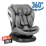 Scaun auto 40-150 cm  Kikkaboo i-CRUISE i-Size Isofix Light Grey