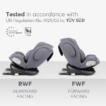 Автокресло 40-150 см Kikkaboo i-FELIX i-SIZE Light Grey — изображение 3