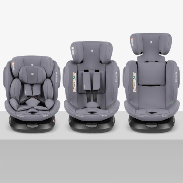 Автокресло 40-150 см Kikkaboo i-FELIX i-SIZE Light Grey — изображение 2