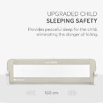 Защитный барьер для кровати Kikkaboo  I AM SAFE Beige 150cm — изображение 2