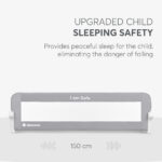 Защитный барьер для кровати Kikkaboo I AM SAFE Grey 150cm — изображение 2