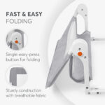 Защитный барьер для кровати Kikkaboo I AM SAFE Grey 150cm — изображение 3
