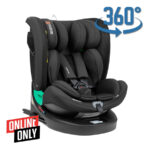 Scaun auto 40-150 cm Kikkaboo i-Reverse Isofix Black