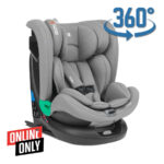 Автокресло 40-150 см Kikkaboo i-ROLL  i-SIZE ISOFIX Light Grey