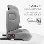 Автокресло 100-150 см Kikkaboo i-Track i-SIZE Light Grey — изображение 3