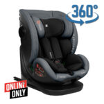 Автокресло 40-150 см Kikkaboo i-View i-SIZE ISOFIX Dark Grey