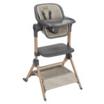 Patut si scaun de masa 2in1 Kikkaboo Sleat Me Beige - imagine 4
