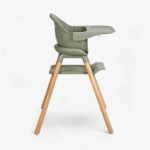 Scaun de masa 6-in-1 Kikkaboo WOODY Army Green 2024 - imagine 2