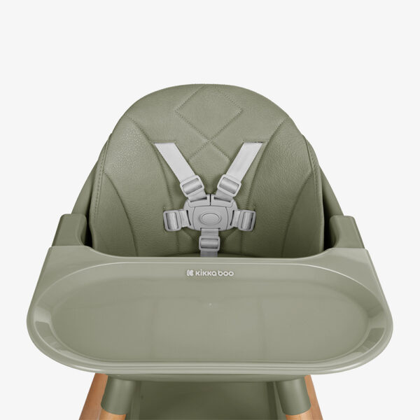 Scaun de masa 6-in-1 Kikkaboo WOODY Army Green 2024 - imagine 4