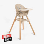 Scaun de masa 6-in-1 Kikkaboo WOODY Beige 2024
