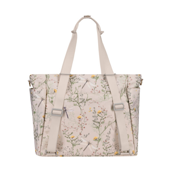 Geanta mama Kikkaboo FLORENCE Secret Garden Beige - imagine 2