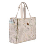Geanta mama Kikkaboo FLORENCE Secret Garden Beige - imagine 4