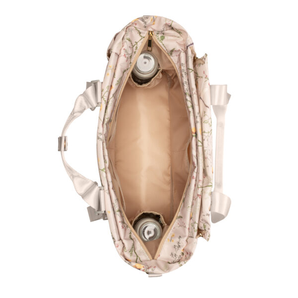 Geanta mama Kikkaboo FLORENCE Secret Garden Beige - imagine 6