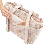 Geanta mama Kikkaboo FLORENCE Secret Garden Beige - imagine 5