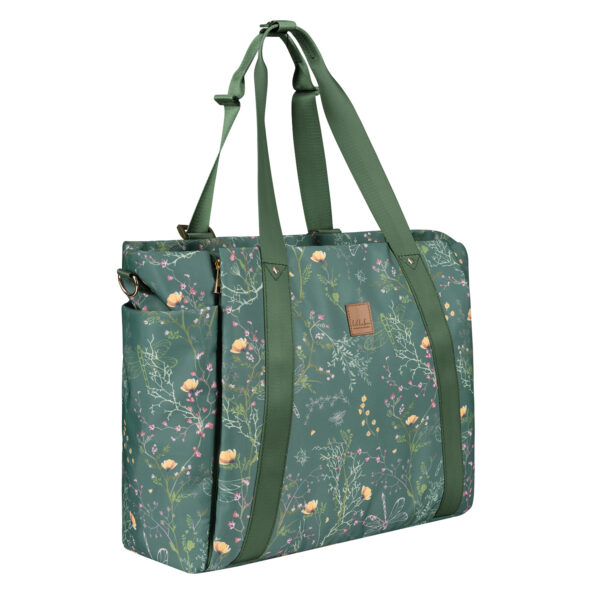 Geanta mama Kikkaboo FLORENCE Secret Garden Green - imagine 3