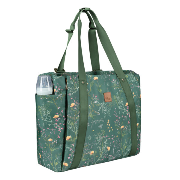 Geanta mama Kikkaboo FLORENCE Secret Garden Green - imagine 4
